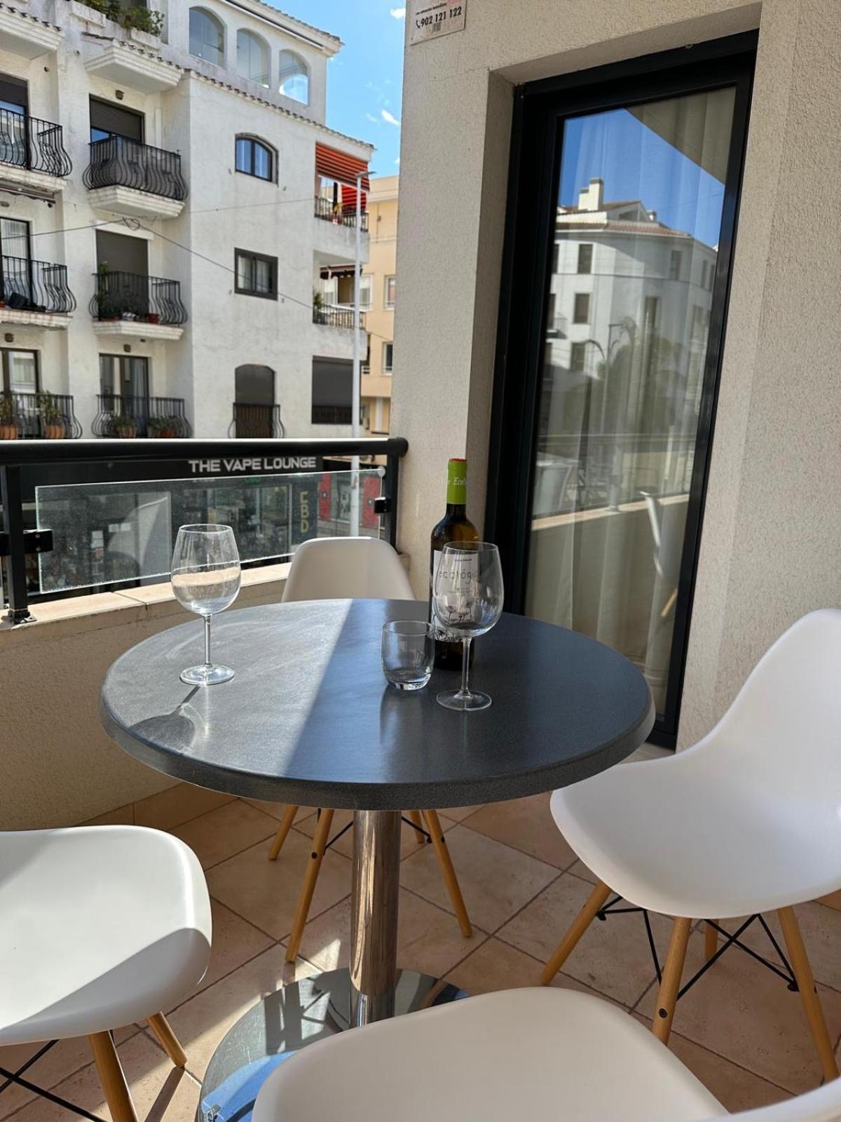 Stadscentrum Moraira Appartement El Sol De Moraira Met Zwembad Exterior photo